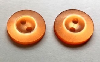 Oranssinpunertava nappi erä 13 mm