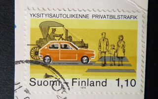 Postimerkki 1979 Yksityisautoliikenne 1,10 mk