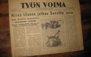 Sanomalehti  Työn Voima    25.1.1952