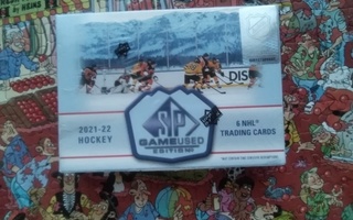 2021-22 Upper Deck SP Game Used NHL jääkiekkokortti laatikko
