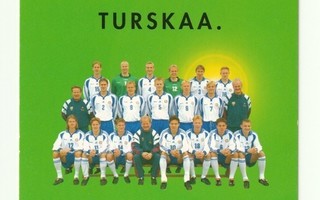 Postikortti: Suomen jalkapallomaajoukkue 2000