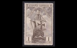 Espanja 502 ** Kolumbus 1 C ruskea (1930)