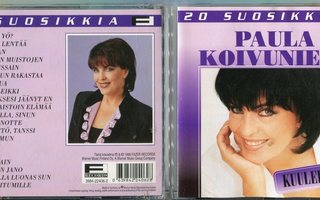 PAULA KOIVUNIEMI . CD-LEVY . 20 SUOSIKKIA - KUULEEKO YÖ