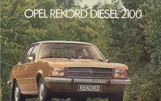 Esite Opel rekord Diesel 2100 1974