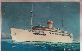 M/S  Baltika Leningrad - Lontoo  CCCP  Steamship line