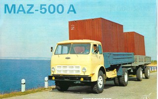 1970 MAZ 500 A kuorma-auto esite - truck