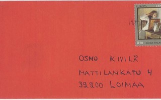 Hirvimäki - rivileima kirjeellä 1975 Cept 70p