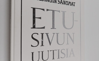 Etusivun uutisia : Helsingin Sanomat : uutissivuja ja val...