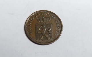 Hessen-Darmstadt 1 pfennig 1866