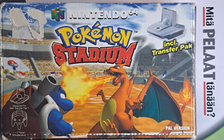 Pokemon Stadium + Transfer Pak (CIB) N64 (Käytet