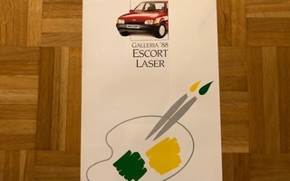Esite Ford Escort Laser, 1988. Escort mk4