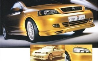Opel Astra Coupe ja Cabriolet lisävarusteet -esite, 2001