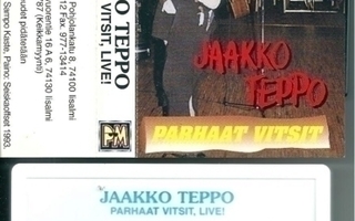 Jaakko Teppo – Parhaat vitsit Live! - C-kasetti 1993 - MINT