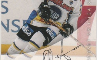 2004/05 Cardset Signature Olli Ahonen , Blues
