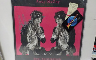 ANDY MCCOY - SOUL SATISFACTION UUSI 12" EP + NIMIKIRJOITUS!!