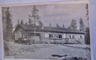 VANHA Postikortti Lappi Rovaniemi Ounasvaara 1950-l