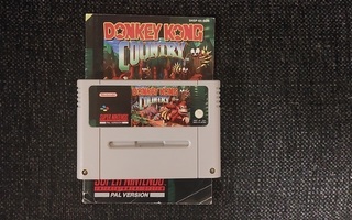 Donkey Kong Country SNES ja ohjekirja