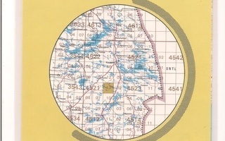 Peruskartta 1:20 000 Penttilänvaara