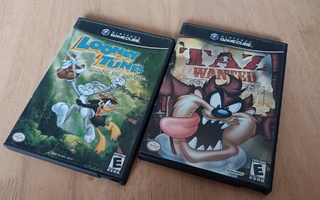 GameCube Looney Tunes + TAZ pelit 2 kpl USA