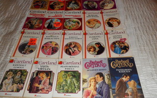 BARBARA CARTLAND POKKARI 16 KPL