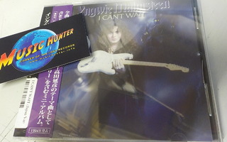 YNGWIE MALMSTEEN - I CAN'T WAIT UUSI EP CD JAPAN PRESS