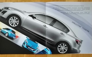 2009 Mazda 3 esite - KUIN UUSI - suom