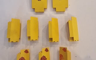 Harvinaiset keltaiset lego pirates sarjan paneelit