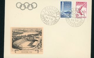 1952 lähetys Olympialeima , kirjain R  ( 2 kuorta )