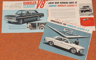 1963 Rambler Classic V8 esite -  KUIN UUSI - AMC