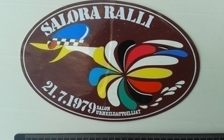 Salora Ralli 1979 - alkuperäinen tarra