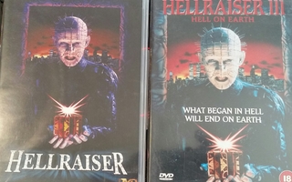 Hellraiser 1 ja 3  -DVD