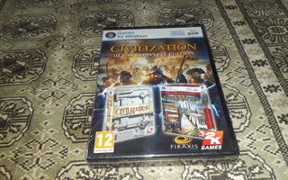 Civilization 3 & 4 Complete Edition (PC) (UUSI) Harvinainen