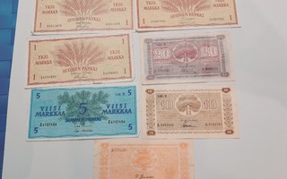 Suomalaisia seteleitä