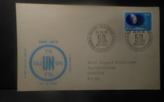 FDC  -  Yhdistyneet  kansakunnat 25v.