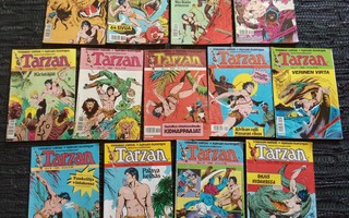 Tarzan sarjakuvalehtiä vuosilta 1988-1990