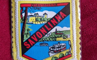 Savonlinna vintage kangasmerkki