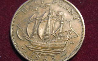 1/2 penny 1965. Iso-Britannia-Great Britain