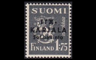 IK_2 ** Itä-Karjala 1,75mk musta lisäp (1941)