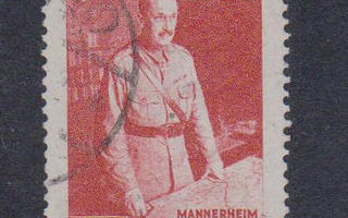Mannerheim 1941 leimattu merkki 2mk W2.