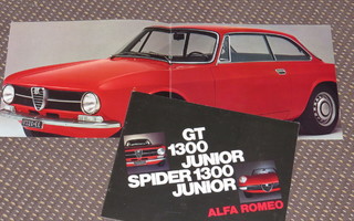 1971 Alfa Romeo  GT 1300 Junior / Spider esite - KUIN UUSI