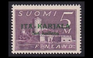 IK_13 ** Itä-Karjala 5mk vihreä lisäp (1941)