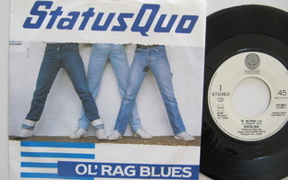 Status Quo Ol' Rag Blues 7" sinkku