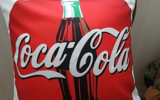 Coca-Cola vitagne tyynynpäällinen punainen