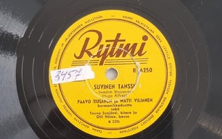 Savikiekko 1955 Paavo Tiusanen Matti Viljanen Rytmi R 6250