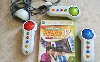 Xbox360: 4KPL Langaton Summeriohjain + Scene it peli