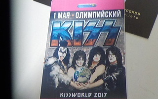 KISS - KISSWORLD 2017 VENÄJÄN KEIKKA BACKSTAGEPASSI