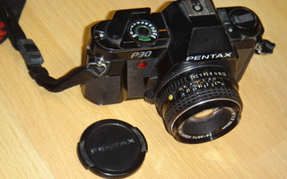 PENTAX P30 KAMERA + SMC PENTAX 50mm objektiivi