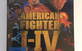 Amerikan ninja 1-4 (4 Blu-ray) Leikkaamaton! UUSI MUOVEISSA