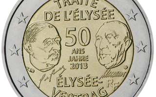 2€ Juhlaraha Ranska 2013 Elysee Contract