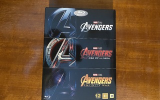 3 x Avengers Boksi Age of Ultron Infinity War Blu-ray
